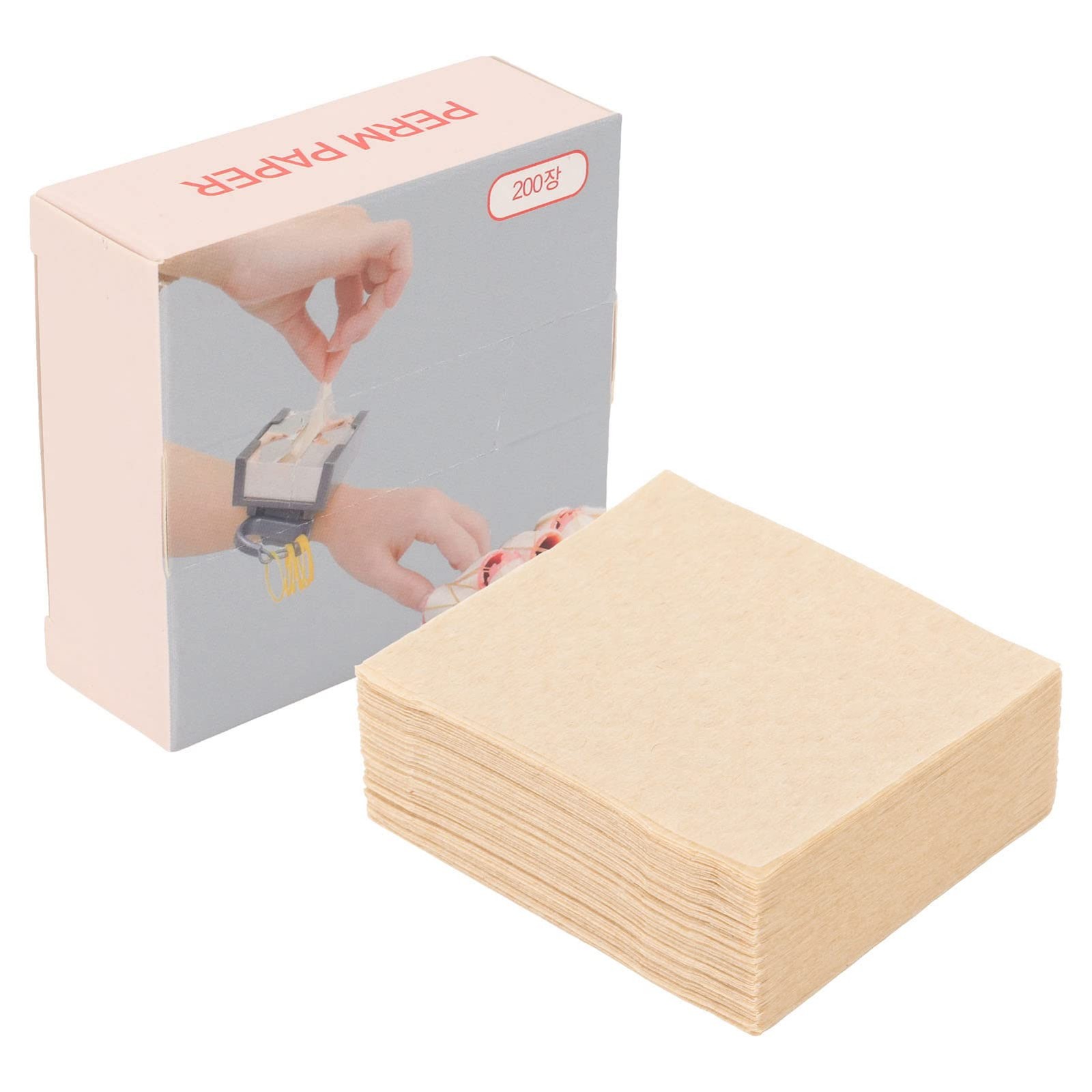 Papier permanent pour cheveux jetable blanc en boite de 500 feuilles