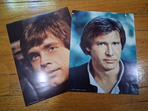 1983 Star Wars Return of The Jedi Han and Luke 8x10 Photo Lot