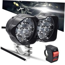 Motorcycle Driving Lights 3000LM Super Bright 18SMD Chips Spot 18LEDs-20W