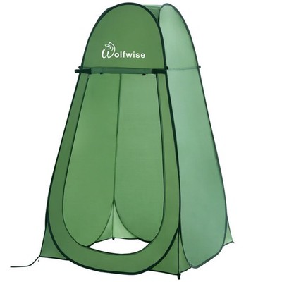 Wolfwise Pop Up Shower Tent for Camping Essentials, Portable Instant Changing...