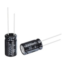 2200uF 10V 10x17mm Electrolytic Capacitor Aluminum Capacitors 24Pcs