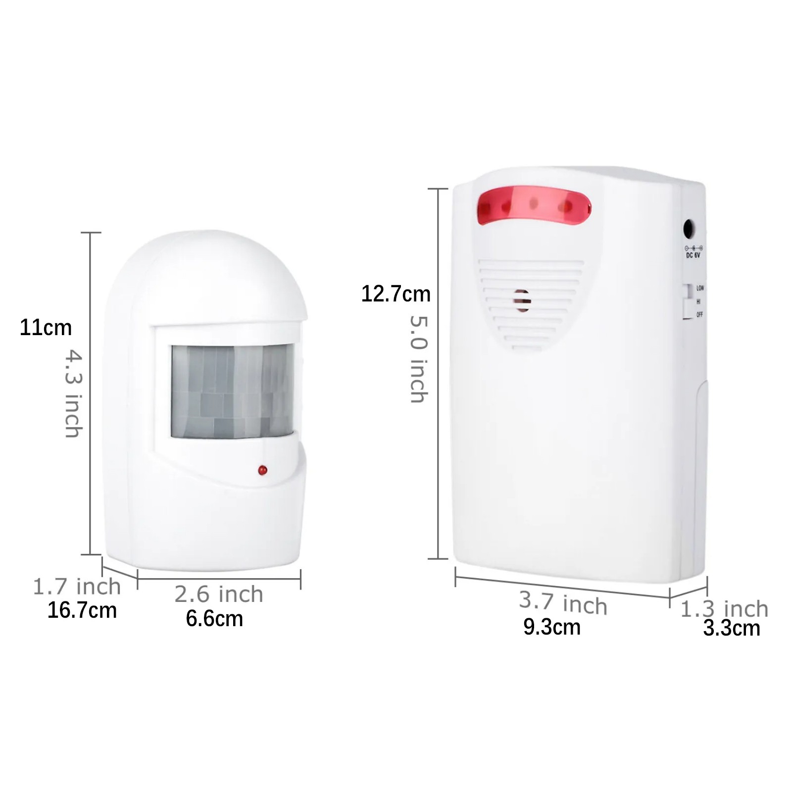 New 45° Infrared Motion Sensor Home Garage Alert Security System