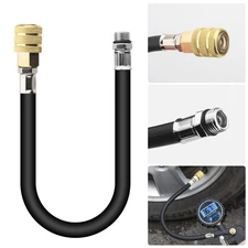 15inch Flexible Tire Valve Stem Extension Tube Extender Hose for Car RV Bicycle