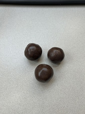 Display Faux Food Prop Chocolate Frosted Donut Holes Set Of 3