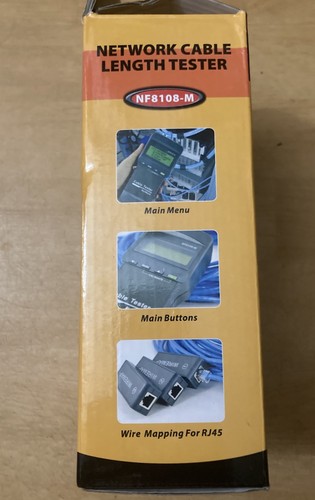 NF-8108M Network LAN Cable Tester Wire Length Tester Cat5 Rj45 Mapper 8 - Afbeelding 8 van 11
