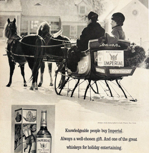 1965 Hiram Walker Imperial Whiskey Advertisement Vintage Liquor Distillery DWYY3