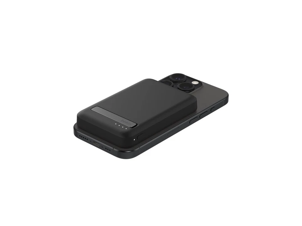 Belkin BoostCharge Pro Powerbank magn. Qi2 15W 5k schw.BPD006BTBK 5000 mAh 15 - Immagine 4 di 4