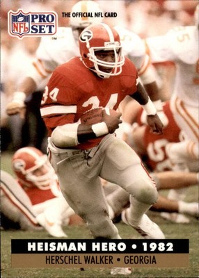 1991 NFL Pro Set Herschel Walker #44 (6023)