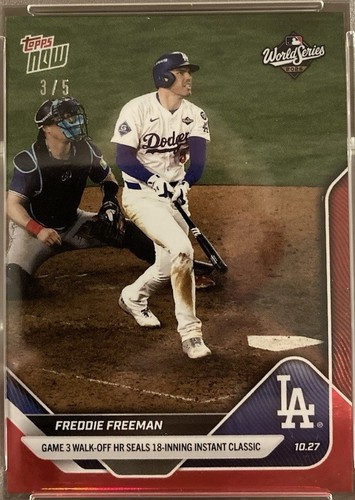 💙🤍 Freddie Freeman 2024 World Series Player Ring 2025 Dodgers