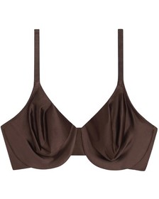 Wacoal Womens Inner Sheen Seamless Underwire Bra 38C Chocolate 855397- NWT