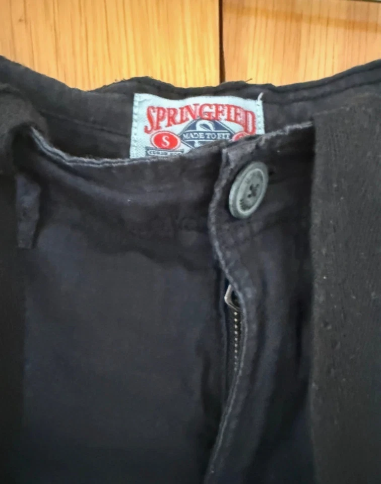 Damen Schwarze Springfield Hose Gr.S mit 4 Hosentaschen, sehr gemütlich & lässig - Bild 4 von 4