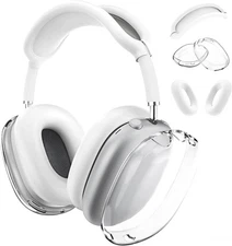 MMOBIEL Protective Kit for AirPods Max – Clear Soft TPU Ear Cup Covers, Silico