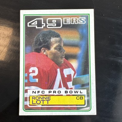 1983 Topps # 168 RONNIE LOTT All Pro San Francisco 49ers NM | eBay