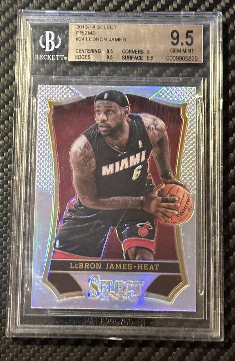 2013-14 Panini Select Lebron James Silver Prizm #24 BGS 9.5 💎