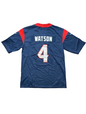 Nike On Field Deshaun Watson #4 Houston Texans Jersey Size Large