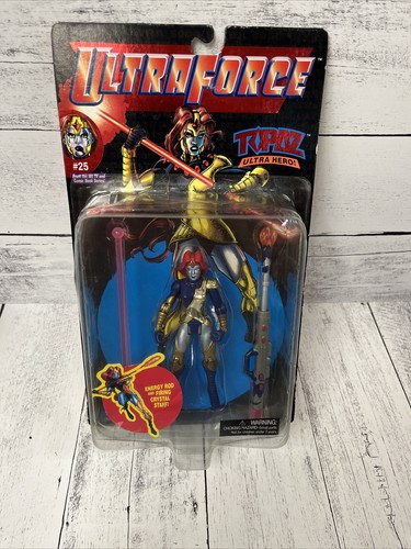 Ultraforce Black Card Limited Edition Topaz #25 Ultra Hero w/ Staff 1995 Galoob - Picture 4 of 7