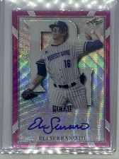 2021 LEAF PERFECT GAME METAL PINK WAVE ELI SERRANO III AUTO 1/6