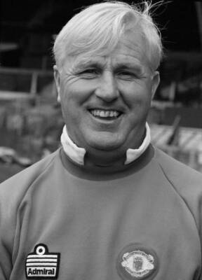 Manchester United assistant manager Tommy Cavanagh at Old Trafford- Old Photo