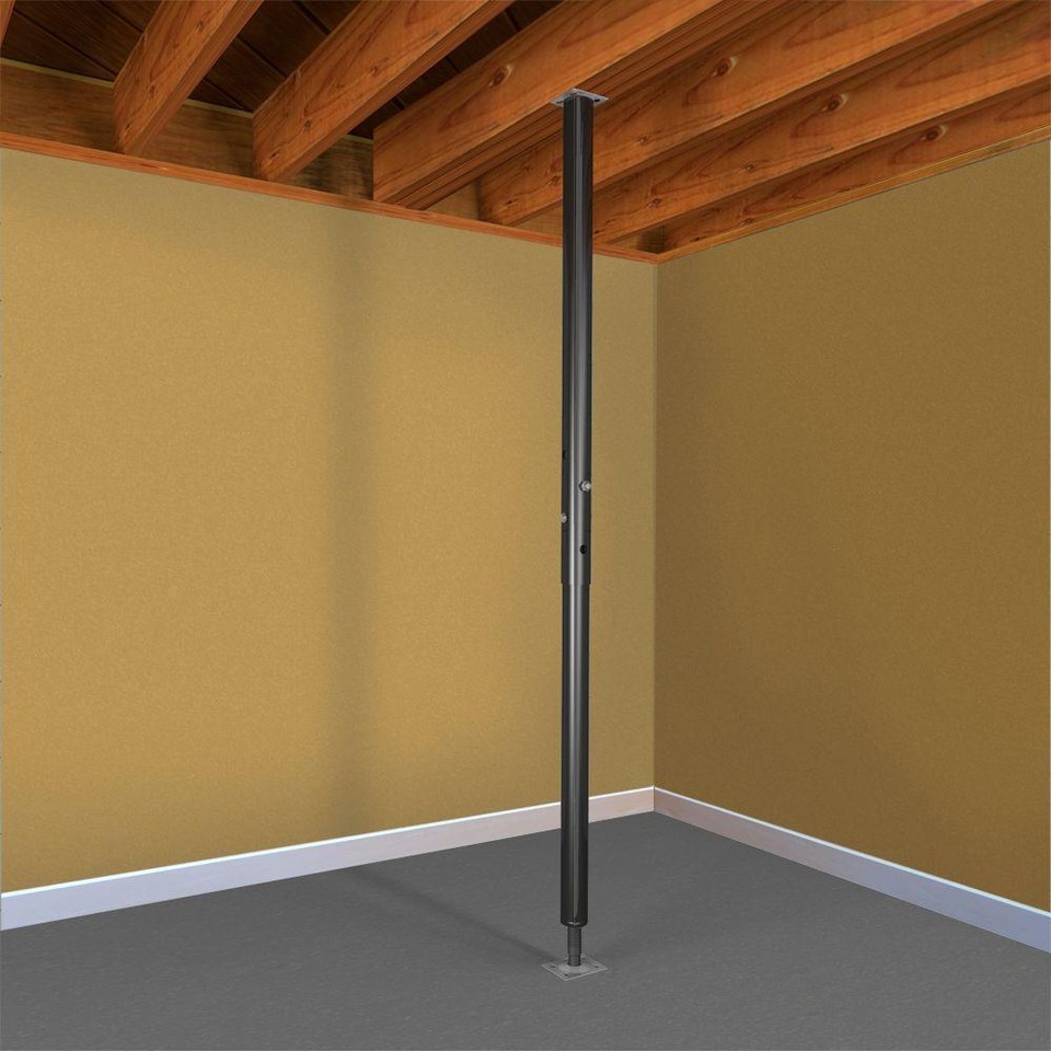 Adjustable Jack Post Sagging Home Floor Basement Beam Porch Steel