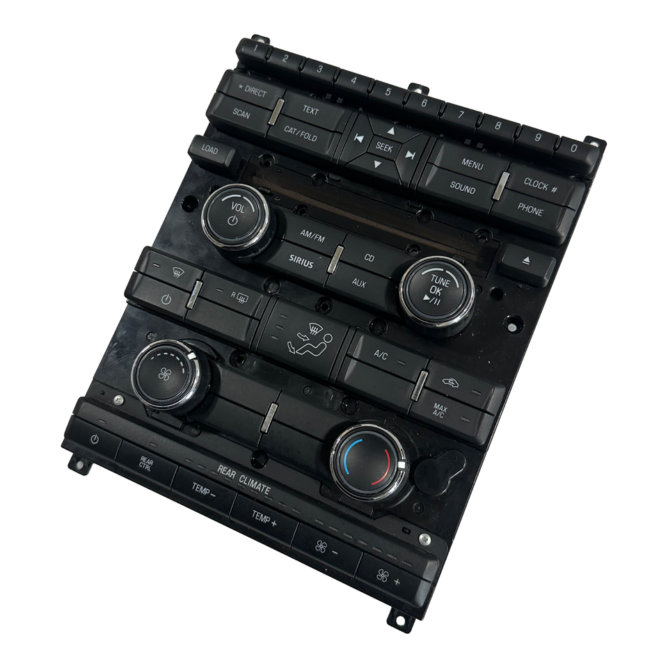 2009-2012 Ford Flex Radio Climate AC Heater Control Panel 8A8T-18A802 ...