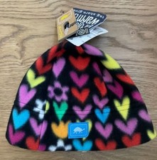 NWT Turtle Fur Kids Kid's Ages 3 - 5 Fleece Heartfelt Beanie