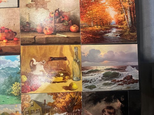 Lot of 25 Vintage Nature People Landscape Floral Art Lithograph & Prints - Picture 6 of 24