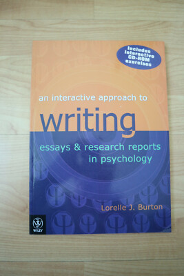 Writing essays & research reports in psychology,  Burton mit CD Sehr Gut!!