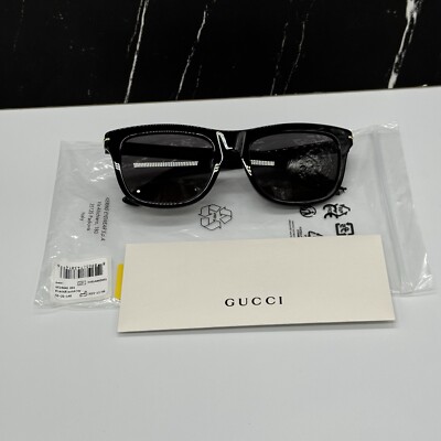 NEW GG1444S 001 GUCCI BLACK GREY SQUARE UNISEX GUCCI