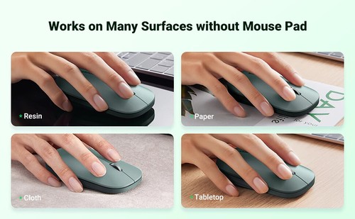 Wireless Mice 40db For MacBook Pro M1 M2 iPad Tablet Computer Laptop PC 2.4G - Picture 22 of 29