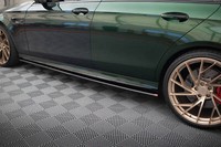 Seitenschweller Ansatz FüR Mercedes-Amg E63 W213 Facelift Schwarz Hochglanz