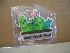 Oh Hello Co, ''Can't Touch This'' Cactus Keychain Soft Bendable NEW in Package