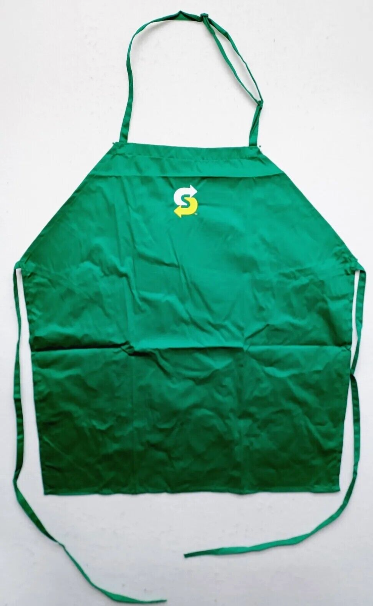Subway Green Bib Apron Restaurant Uniform Employee Crew full | eBay