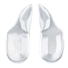 Gel Heel Pain Relief Plantar Fasciitis Arch Support Insoles Inserts Clear
