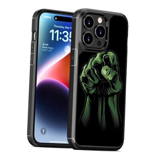 Case Compatible with iPhone 16,case for iPhone iPhone 16(6.1 inch) Green Fist
