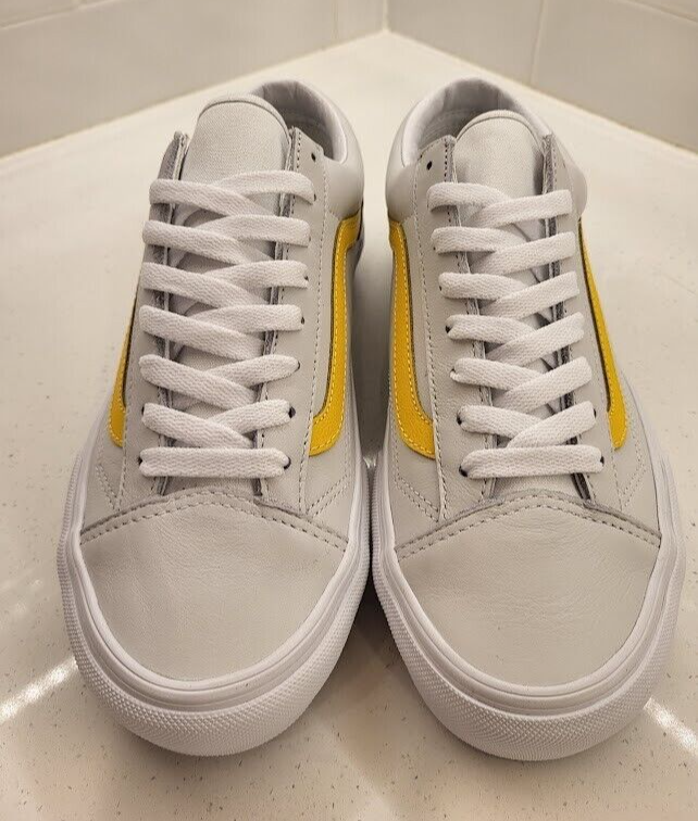VANS★STYLE 36 LEATHER POP★兼用★SPECTRA YELLOW/TRUE WHITE VANS Style 36 Leather Pop - Spectra Yellow for Sale