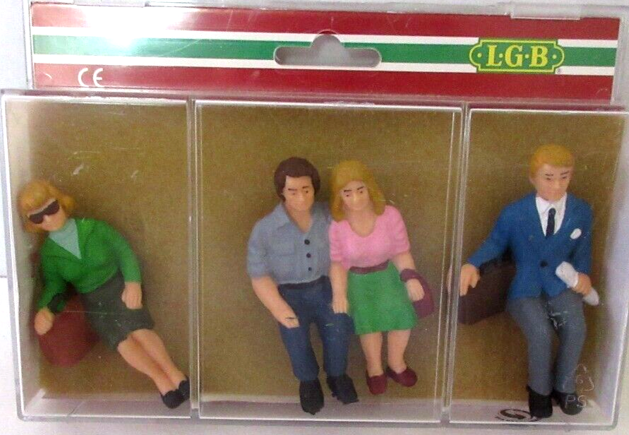 LGB 52390 FOUR SEATED TRAVELERS G SCALE FIGURES eBay