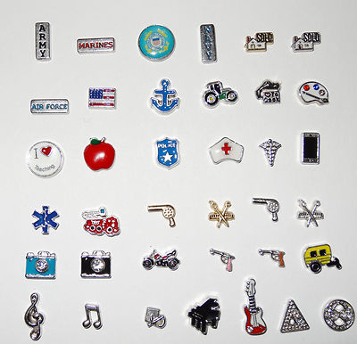 Profession Job Hobby Floating Charm Fits in Origami Owl Living Locket