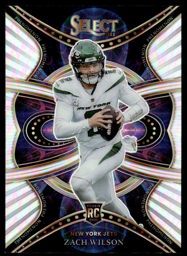 2021 Panini Select Phenomenon Rookie Silver Zach Wilson #PHE-7 GS1