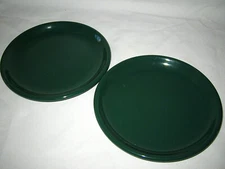 Dansk Spectrum Forest Green Salad plates set of 2 Stoneware 7 3/4"