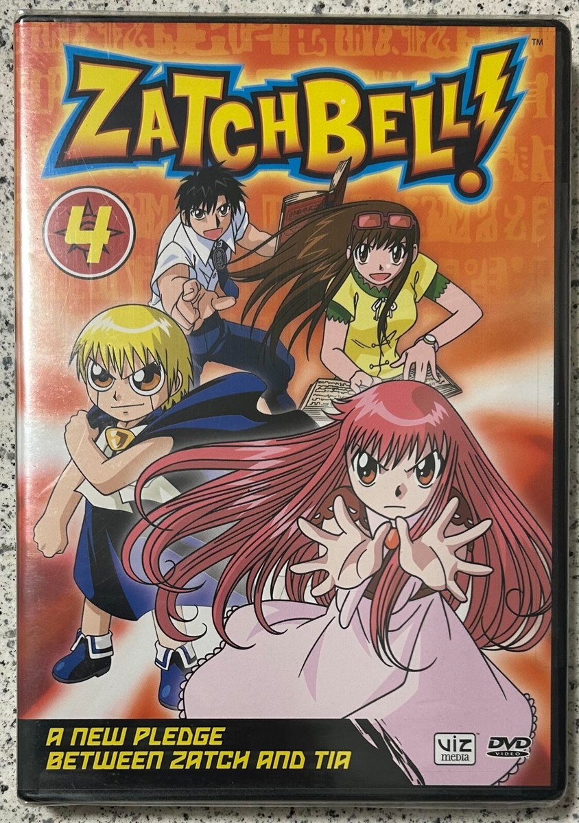 Zatch Bell! Vol 4 A New Pledge Between Zatch And Tia New Anime DVD