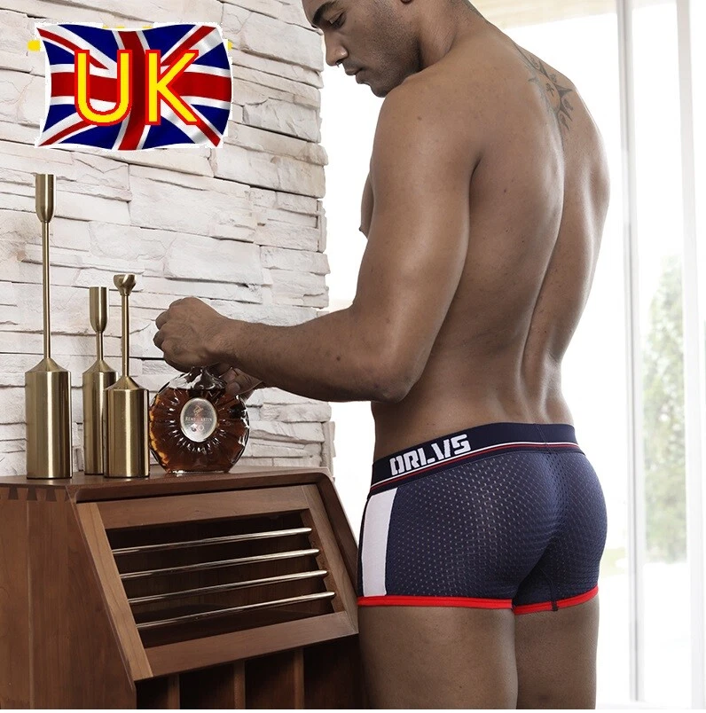 Underwear Men Sexy Indian boxers Spandex Cotton briefs hot male solid