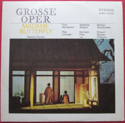 Grosse Oper / Madame Butterfly / Puccini LP Vinyl Wunderlich / Wagner uvm