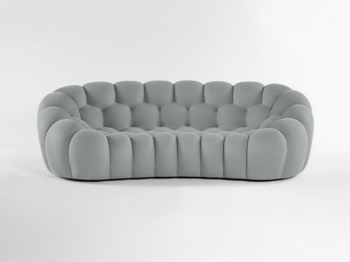 Roche Bobois Bubble 2 Curved 3-4 Seat Sofa Roccia *4 Month