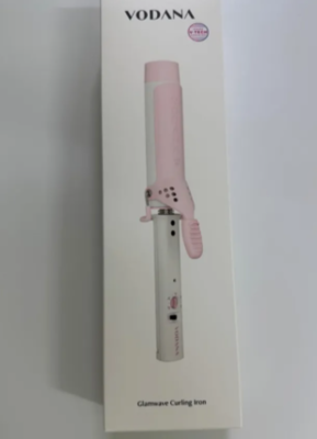 VODANA LAB Glam Wave Hair Curler Iron 36MM StrawberryCream