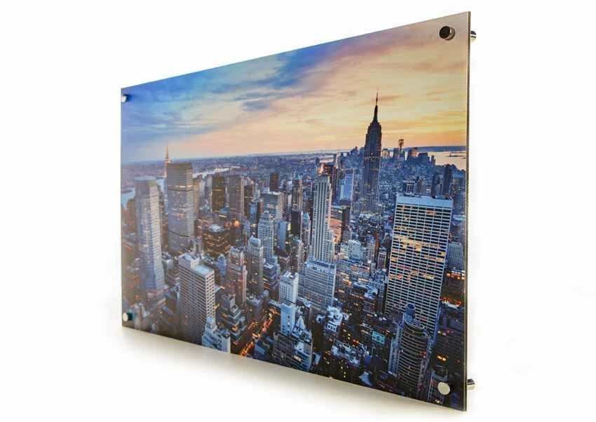 Pannello Lastra dibond alluminio d-bond bianco/argento 3mm con stampa personaliz - Immagine 3 di 4