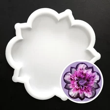 SMALL Poinsettia Tray Silicone Mold AU