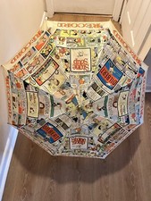 Vintage Newspaper Comic Strip Umbrella Troy Record Garfield Dilbert Peanuts