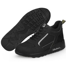 MENS WOMENS LIGHTWEIGHT STEEL TOE CAP SAFETY ABSORBING TRAINERS BOOT SHOES