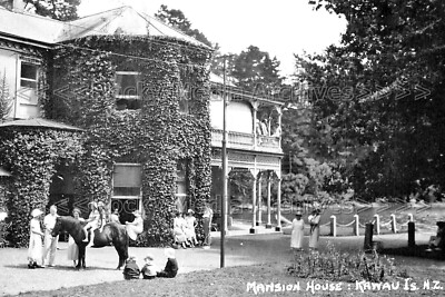 Rxx-99 Animated, Kawau Is Mansion House, New Zealand 1925. Photo