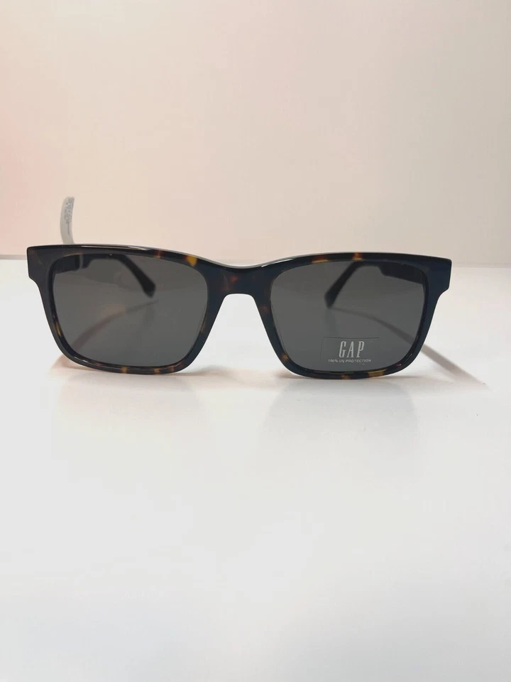 Gafas de sol Gap SGP012 Havana rectangulares de plástico marco 55-19-145 Foto 2 de 4